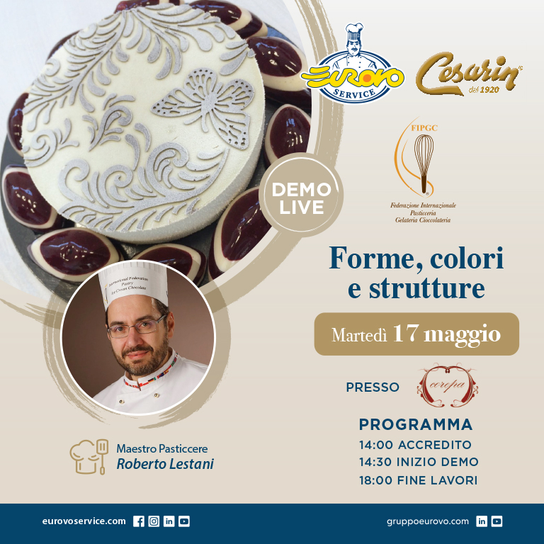 Pastry demo 17 maggio Lestani