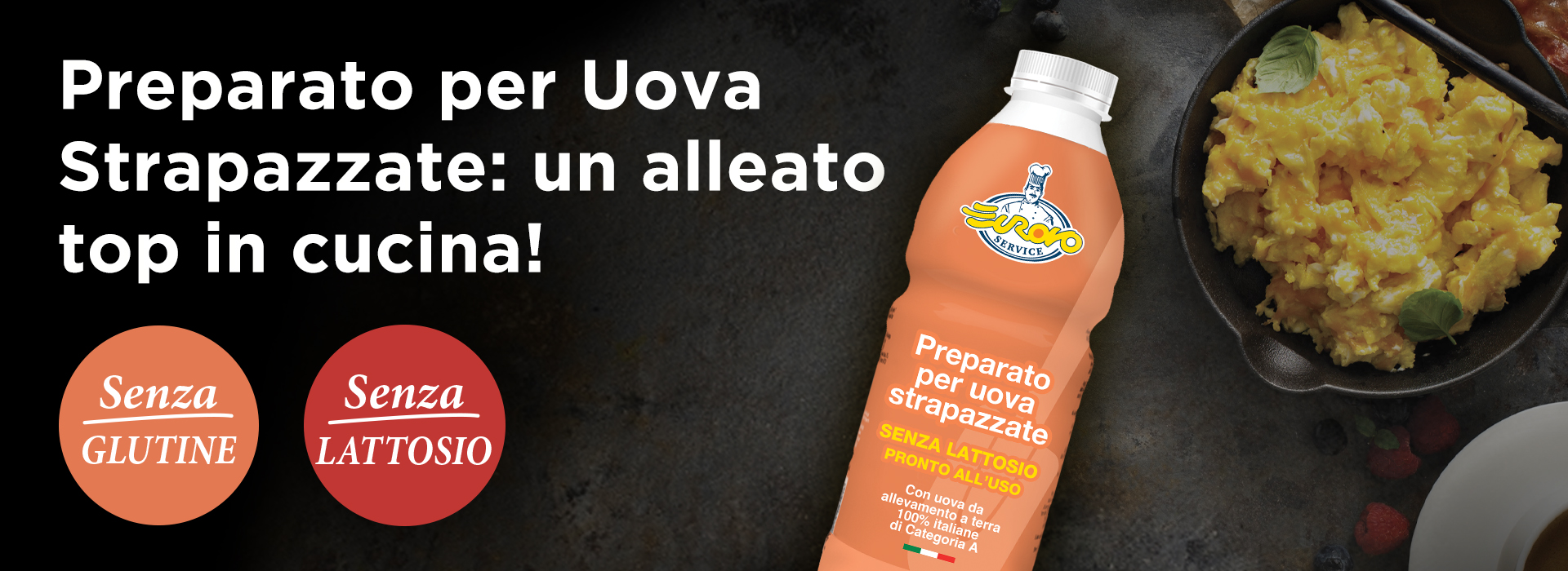 Preparato per Uova Strapazzate senza lattosio: arricchire di gusto i diversi momenti della giornata