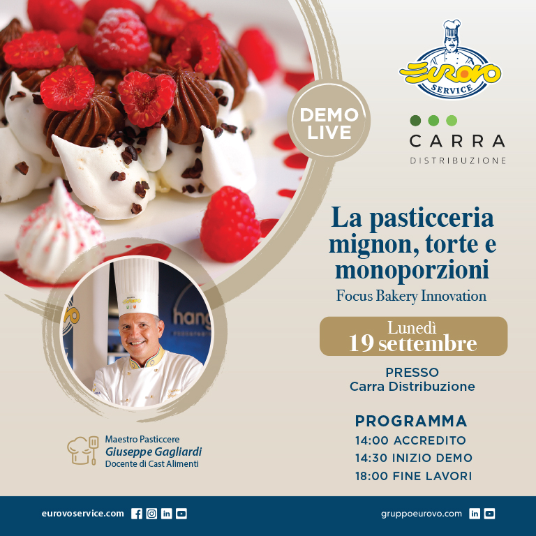 Pastry demo 19 settembre Gagliardi