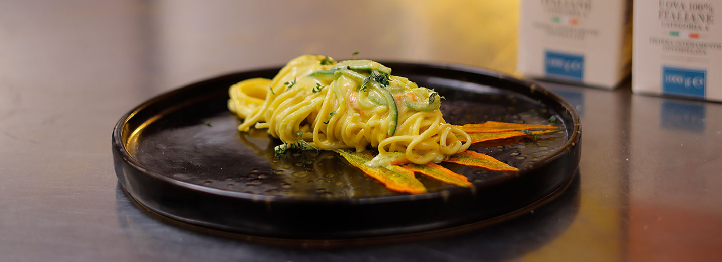 Tagliolino all’uovo alla carbonara “sbagliata”