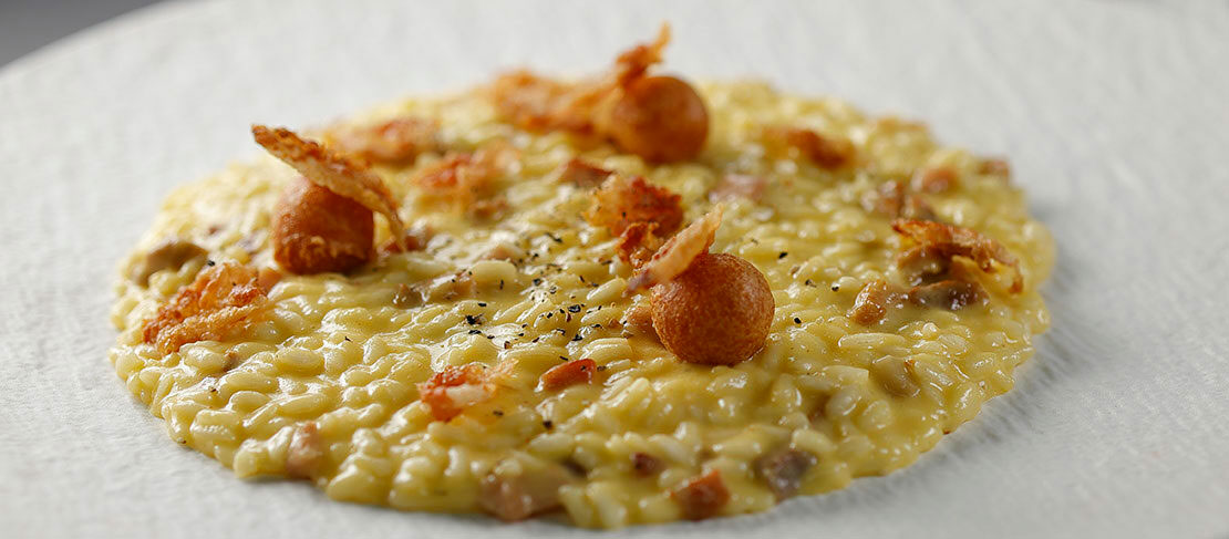 Eurovo ricetta risotto alla carbonara